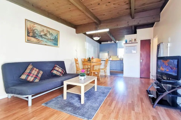 Family Apartment | Living area | 24-inch Smart TV with satellite channels, TV