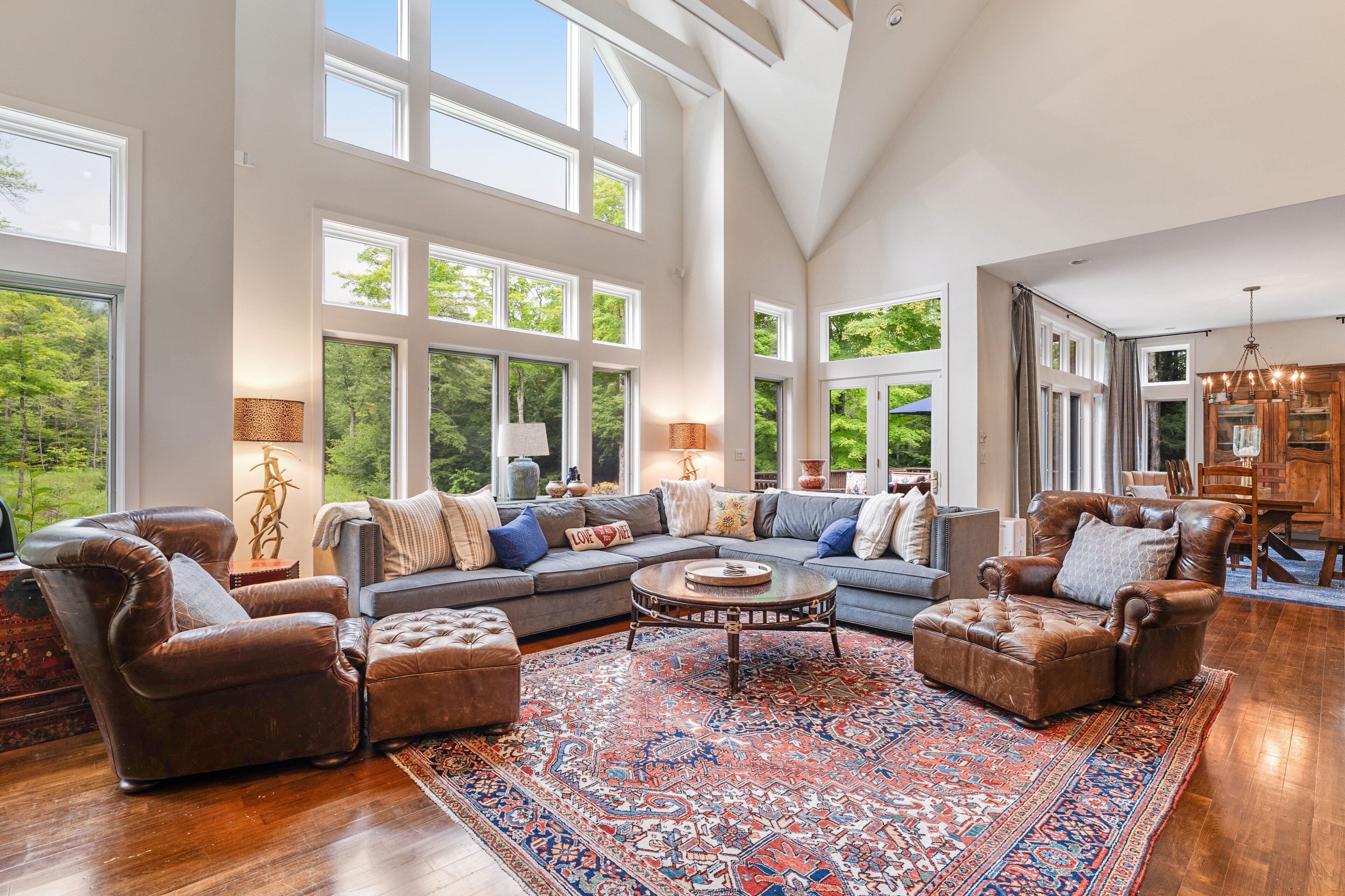 Dog-friendly, three-story home with a fireplace & washer/dryer - near Sugarbush