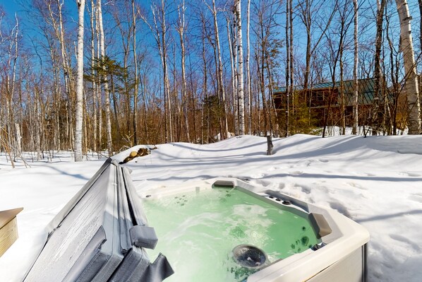 Bain à remous extérieur