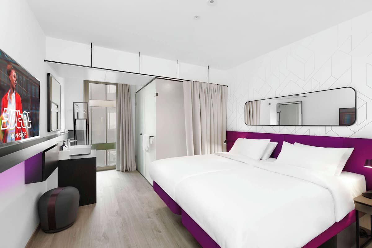 Twin Room | In-room safe, laptop workspace, soundproofing, iron/ironing board