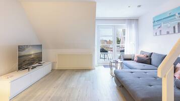 TV, DVD player, stereo