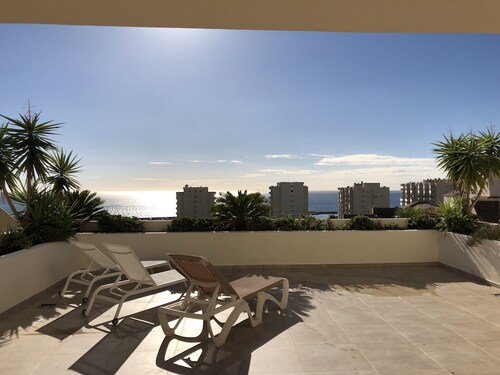 Holiday Apartment 'Amazing In Puerto Alto' with Sea View, Shared Pool & Wi-Fi