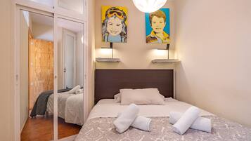 2 makuuhuonetta, ilmainen Wi-Fi, vuodevaatteet