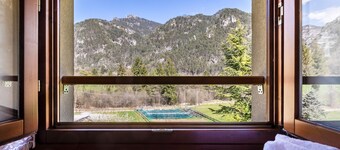 Farmhouse 'Agriturismo Val D' Egoi App 3' with Mountain View, Shared Garden and Wi-Fi