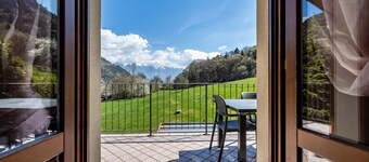 Casa rural 'Agriturismo Val D' Egoi App 3' con vistas a la montaña, jardín compartido y Wi-Fi