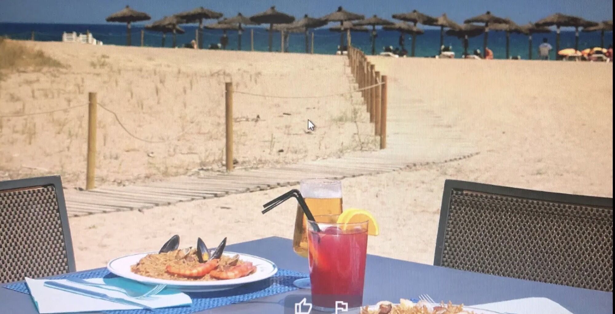 Holiday Apartment "Villa De Golf" seafront with Private Pool & Wi-Fi