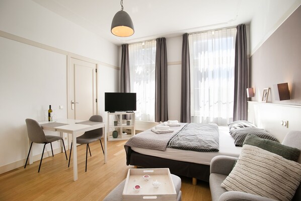 1 soverom, wi-fi og sengetøy