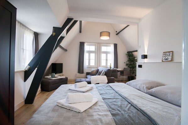 1 bedroom, WiFi, bed sheets - Topfloor apartment near the beach (Den Haag)