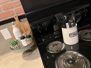 Private kitchen - Enjoy a small town stay at The Brick Cottage in Owensville! (Owensville)