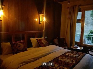 디럭스 더블룸 | 다리미/다리미판, 무료 WiFi, �침대 시트