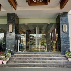 Entrée de l’hébergement