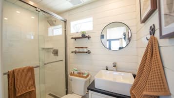 Shower, hair dryer