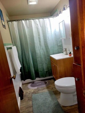 Towels, soap, toilet paper