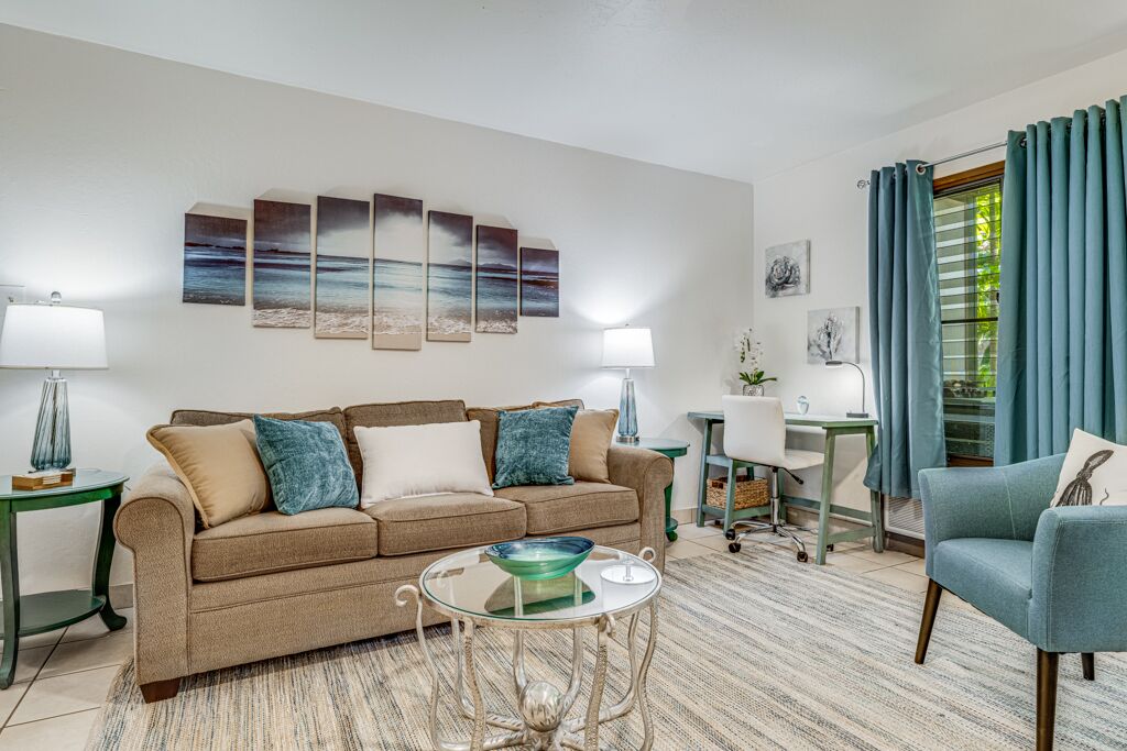Brand New Coastal Chic One Bedroom Condo Across the Street from Beach