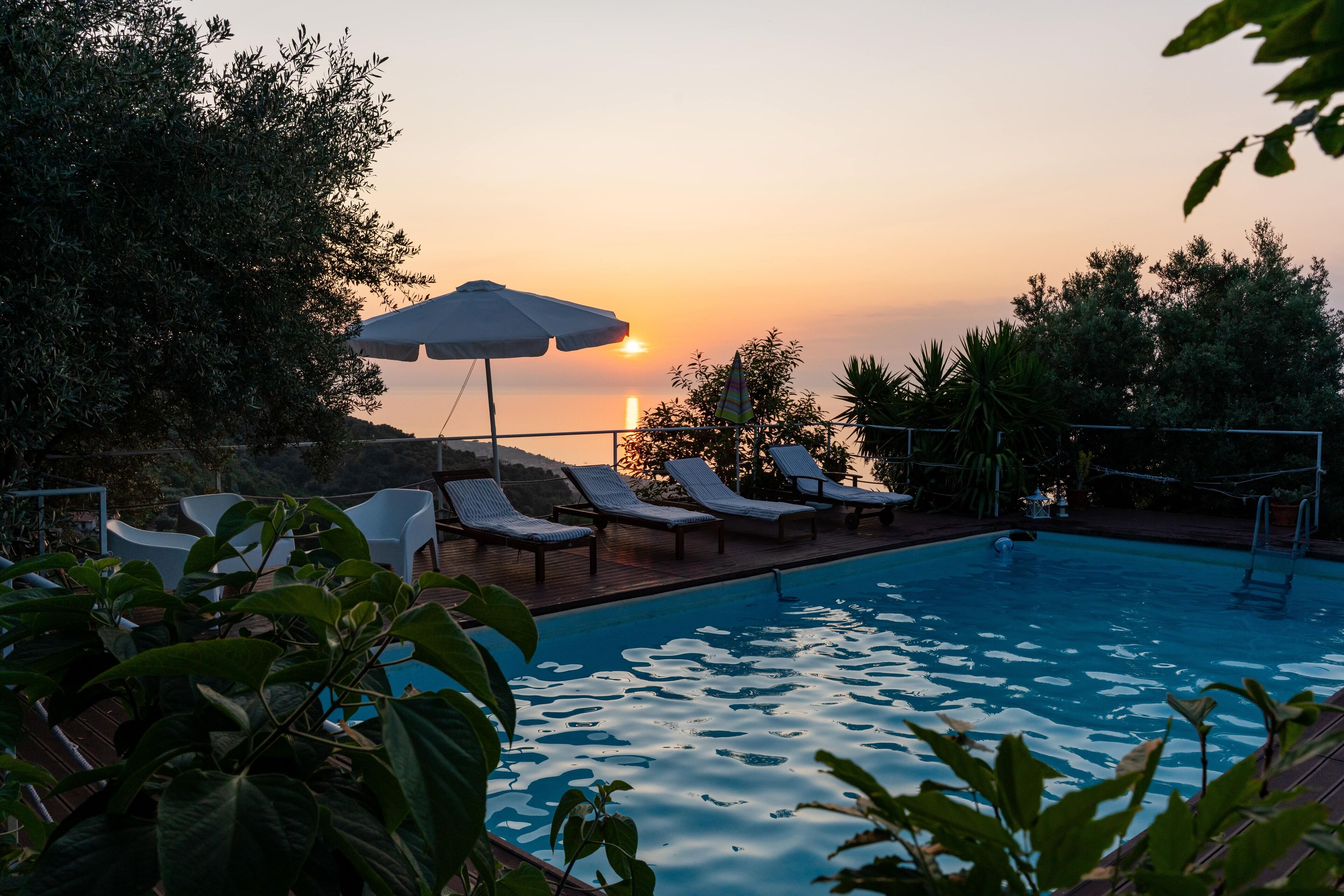 Alberca al aire libre 