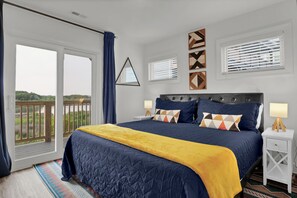 6 bedrooms, desk, iron/ironing board, WiFi - Waterfront Bliss: Private Pool, Hot Tub, Elevator, Ocean Views! (North Topsail Beach)