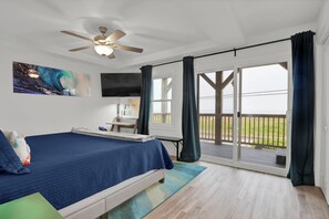 6 bedrooms, desk, iron/ironing board, WiFi - Waterfront Bliss: Private Pool, Hot Tub, Elevator, Ocean Views! (North Topsail Beach)