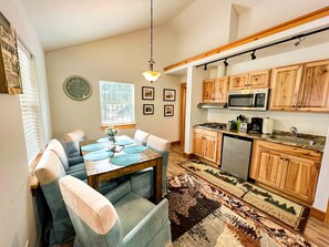 Modern Cabin | Private kitchen | Mini-fridge, microwave, stovetop, coffee/tea maker