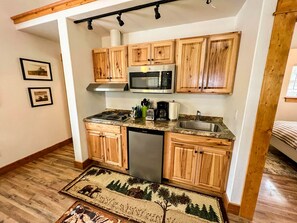 Modern Cabin | Private kitchen - Whispering Pines cabin rentals (Lakeside)