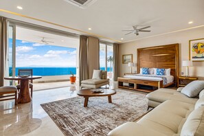 3 bedrooms, internet, bed sheets, wheelchair access - Upscale oceanfront condo with extensive balcony, pool & ocean views (Puerto Vallarta)