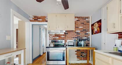 Dog-friendly home with firepit, large deck & yard - close to town