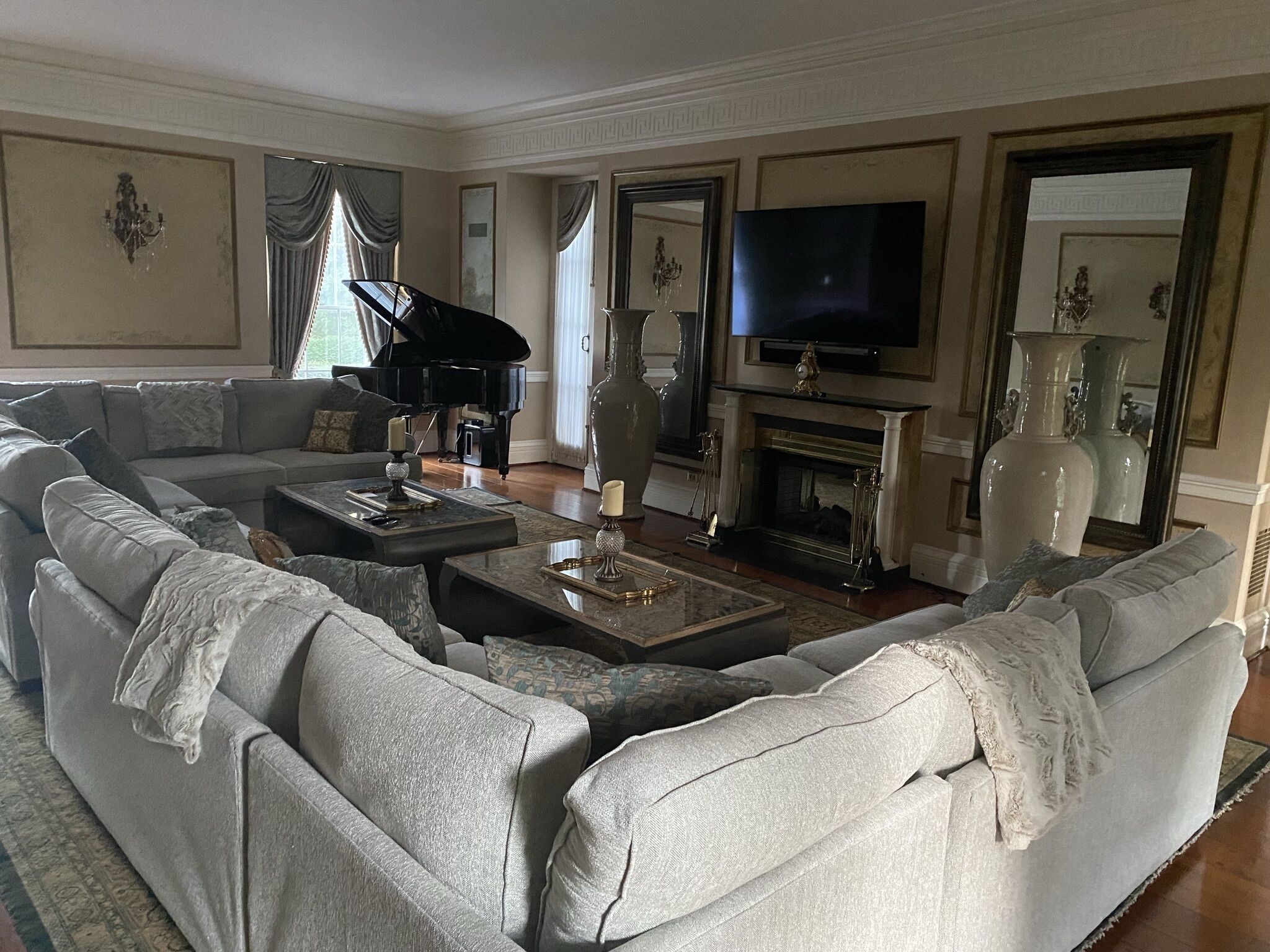 Grand 13,000 sq. ft. Estate on 5 acres in gated community with Swim Spa/ Hot Tub