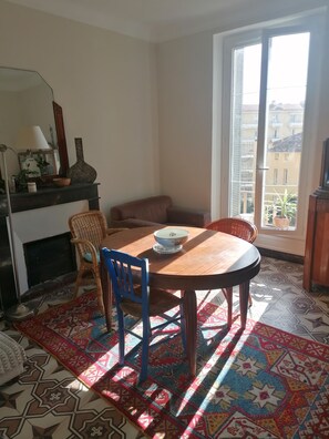 Dining - CORSICA- AJACCIO - quiet apartment T4 3 bedrooms - Sea 100m (Ajaccio)