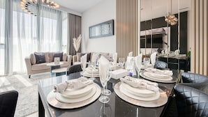 Dining - Elegant 2BR at Downtown Views Downtown Dubai by Deluxe Holiday Homes (Dubai)