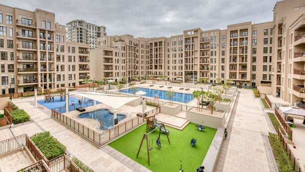 Pool - Exquisite 2BR at Zahra Breeze Dubailand by Deluxe Holiday Homes (Dubai)