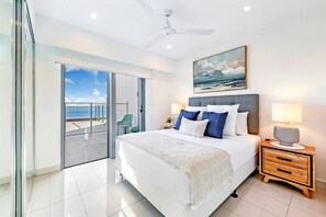 2 bedrooms, desk, iron/ironing board, travel crib