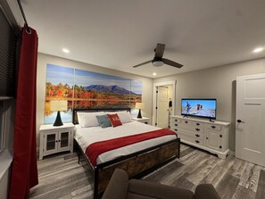 3 slaapkamers, een bureau, een strijkplank/strijkijzer, wifi