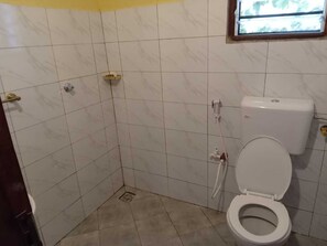 Dusche, Handtücher, Seife