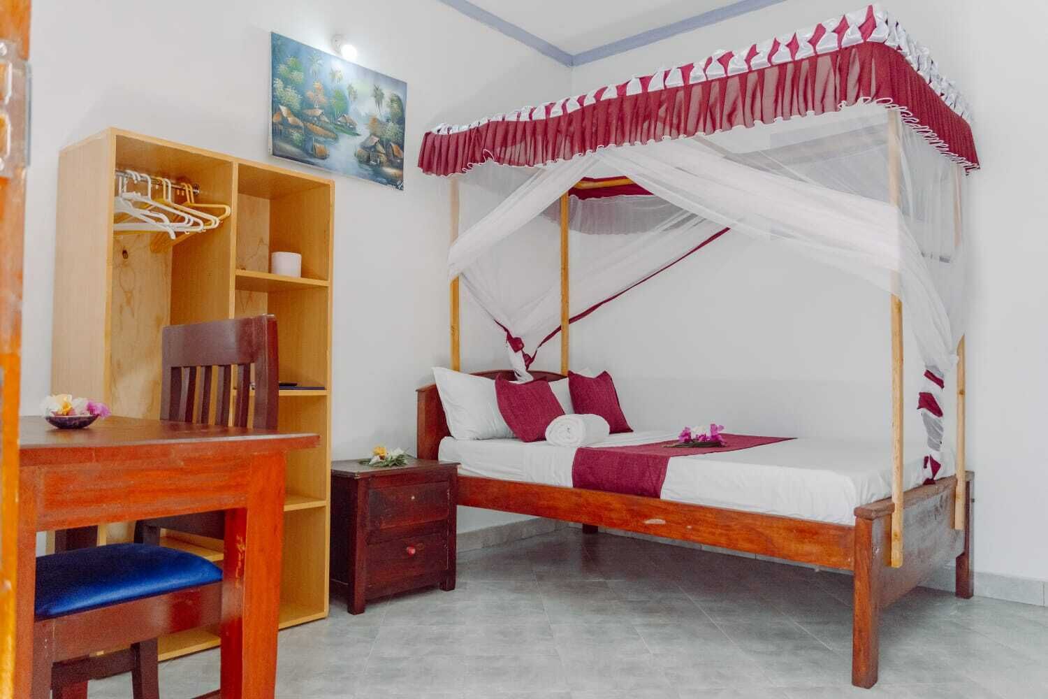 1 bedroom, WiFi, bed sheets