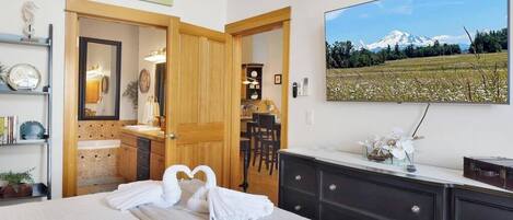 2 Schlafzimmer, Bügeleisen/Bügelbrett, kostenloses WLAN, Bettwäsche