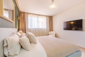 Appartamento Luxury, 3 camere da letto | Biancheria in cotone egiziano, biancheria da letto di alta qualità