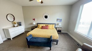 4 bedrooms, iron/ironing board, travel crib, free WiFi
