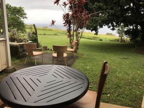 Outdoor dining - Beautiful ocean views located minutes away from Waipio Valley
 (Honokaa)