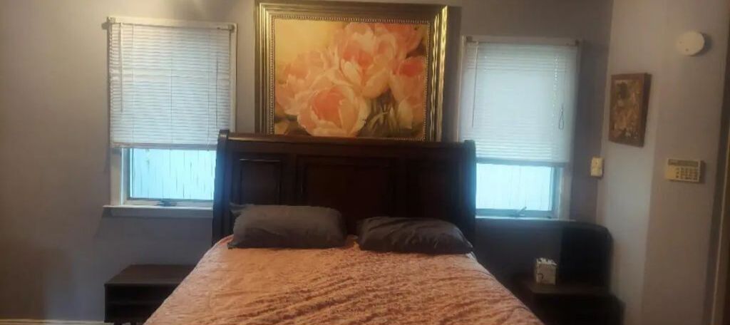 Clean Sanitized upscale suite. One or two beds. Private Bath