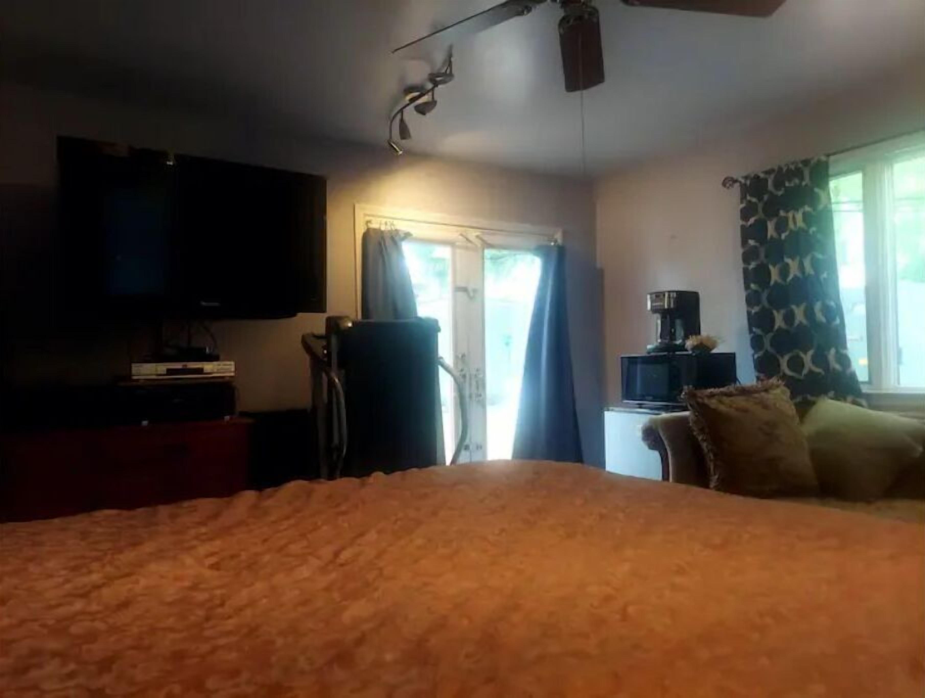 Clean Sanitized upscale suite. One or two beds. Private Bath