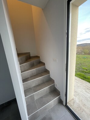 Interior - New, air-conditioned house on 1st floor with private pool, quiet location (La Feuillade)