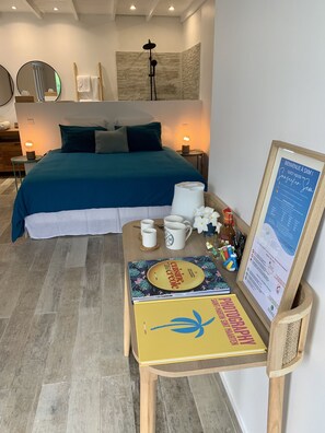 1 غرفة نوم ومكواة/لوح كي وواي فاي وملاءات أسرّة