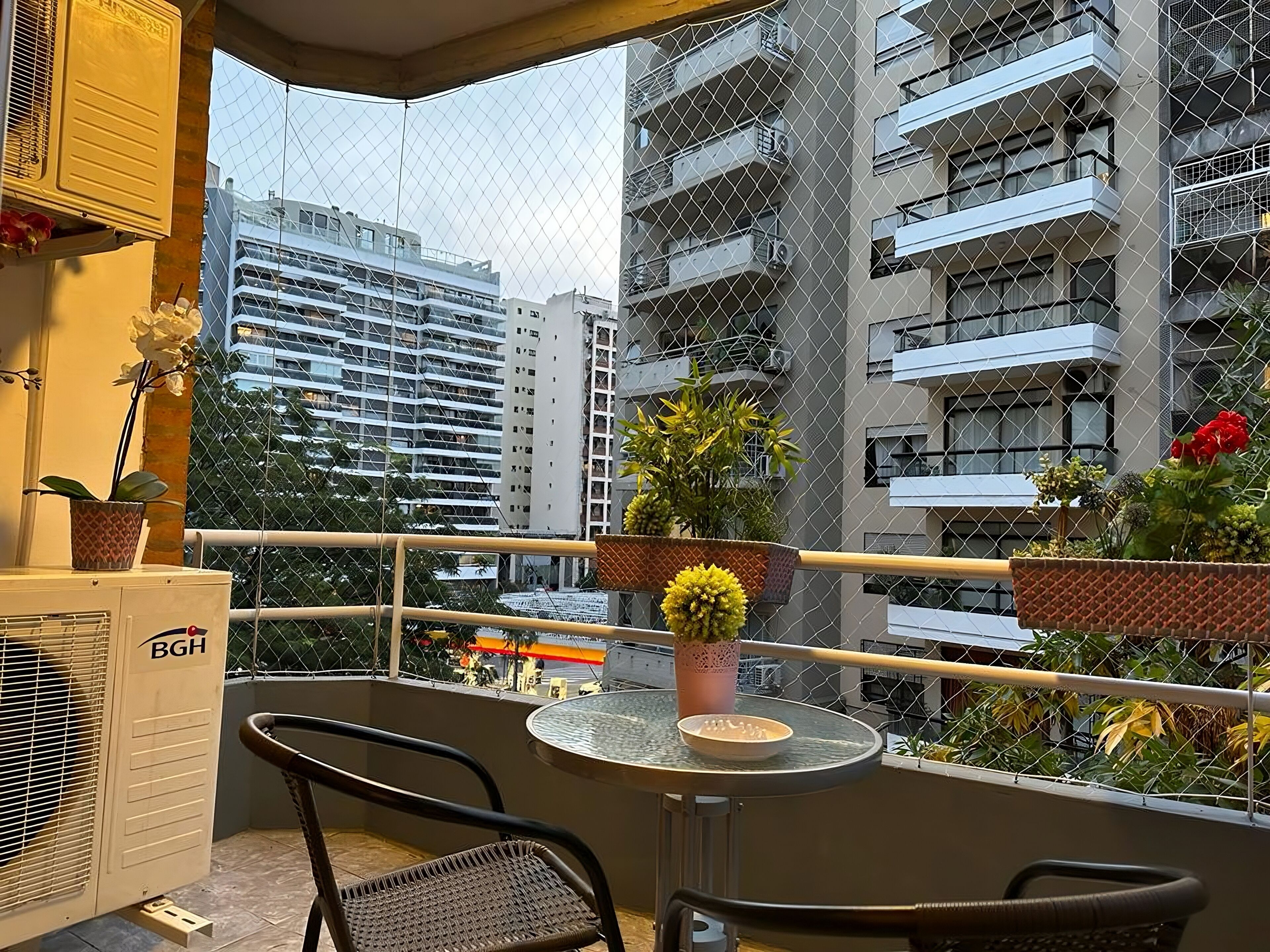 Belgrano panoramic view apartment all new furniture. Parking incl. long stays