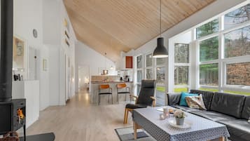 Smart TV, chimenea