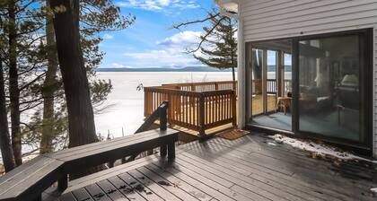 Spacious Lakefront Retreat w/ 2 Homes, Private Beach, Docks & Amazing Location