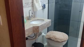 Towels, soap, toilet paper