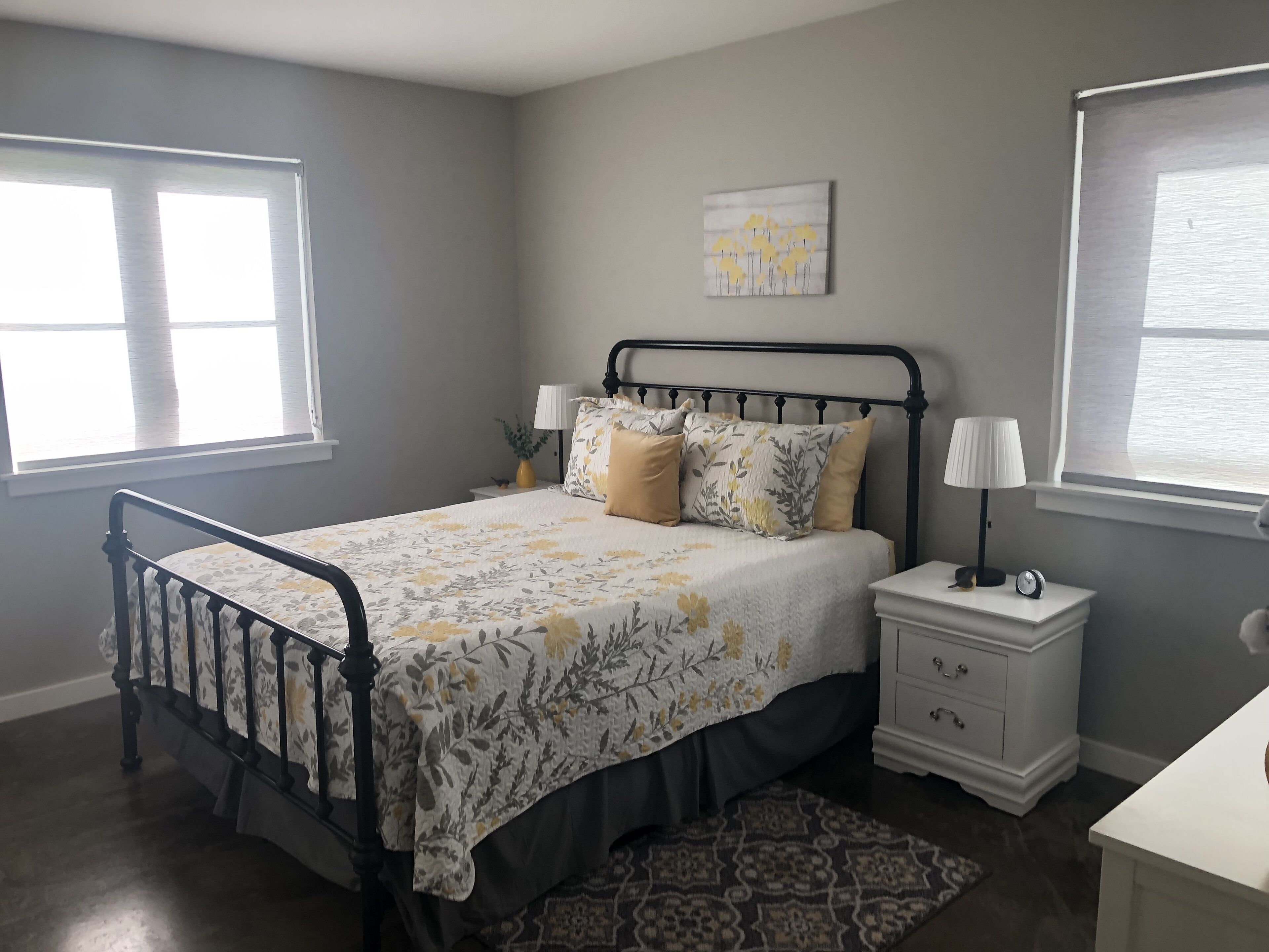 Beautiful farmhouse overlooking water with beach access on a private estate