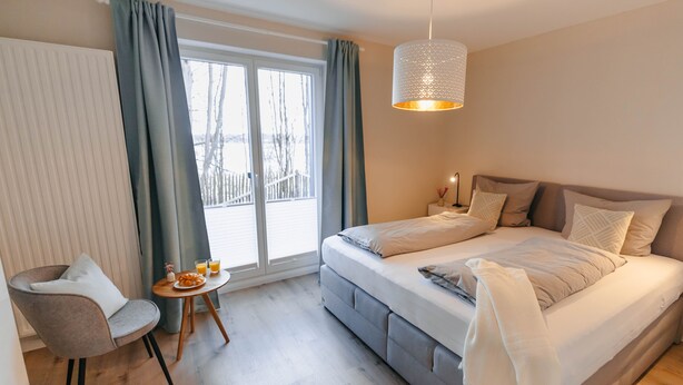 1 室のベッドルーム、アイロン / アイロン台、旅行用ベビーベッド、WiFi (無料)