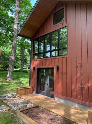 Exterior - Hudson Valley stunning lake side modern barn in an Enchanted Forest (Clinton Corners)
