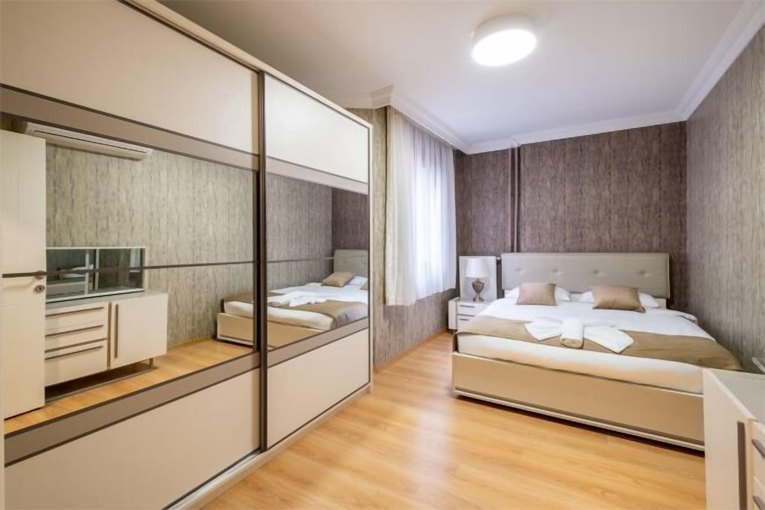 Premium bedding, memory foam beds, minibar, in-room safe