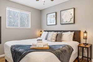 2 chambres, bureau, Wi-Fi, draps fournis